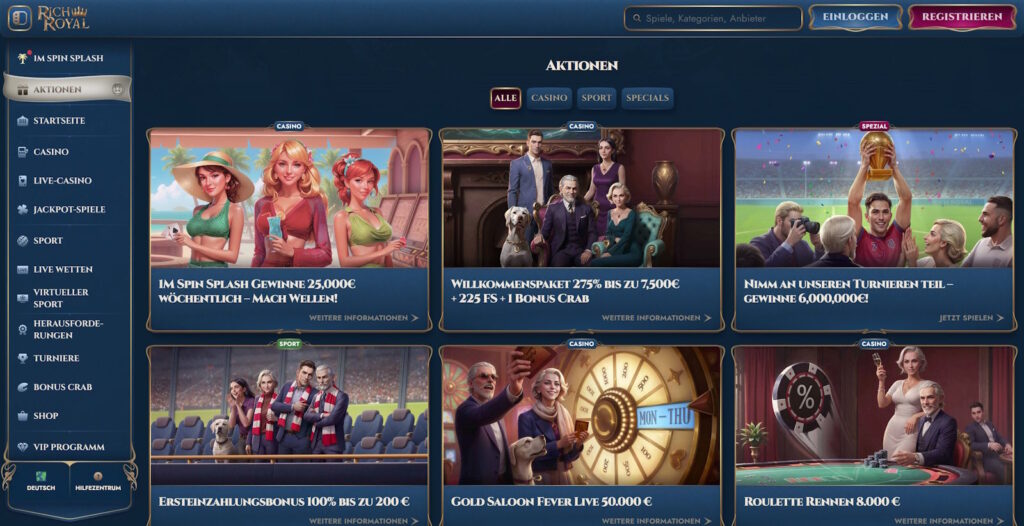 RichRoyal Casino Bonusangebote