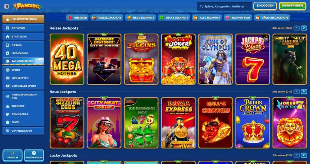 Pandido Jackpots