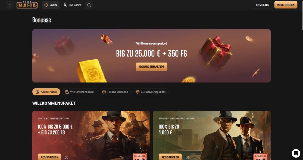 Slot Mafia Bonus